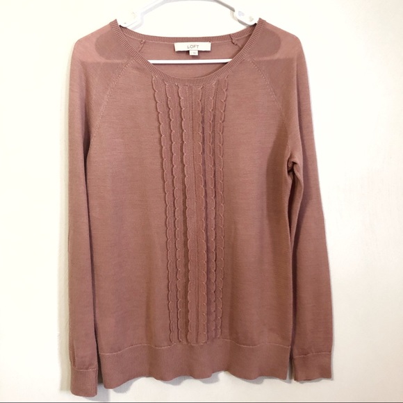 LOFT Sweaters - Ann Taylor LOFT | Mauve Pink Sweater